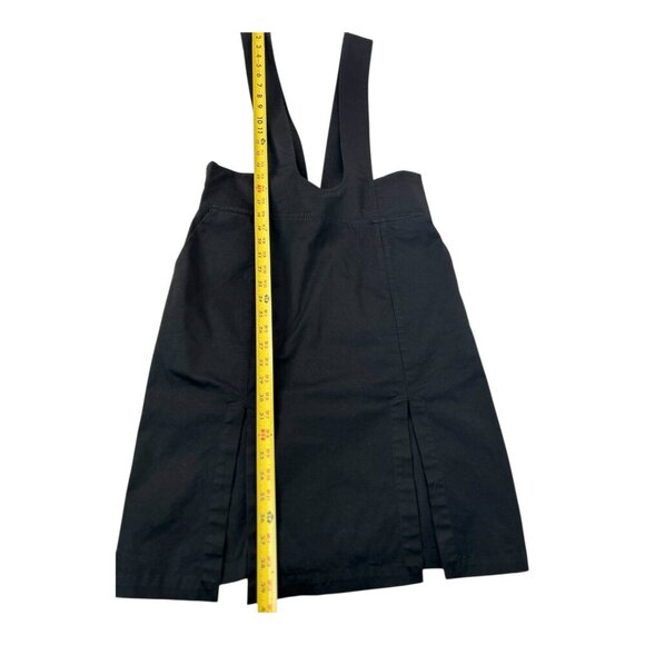 P.A.M. (Perks And Mini) Women's Black Pinafore Mini Dress Size Small Preppy - Picture 9 of 12